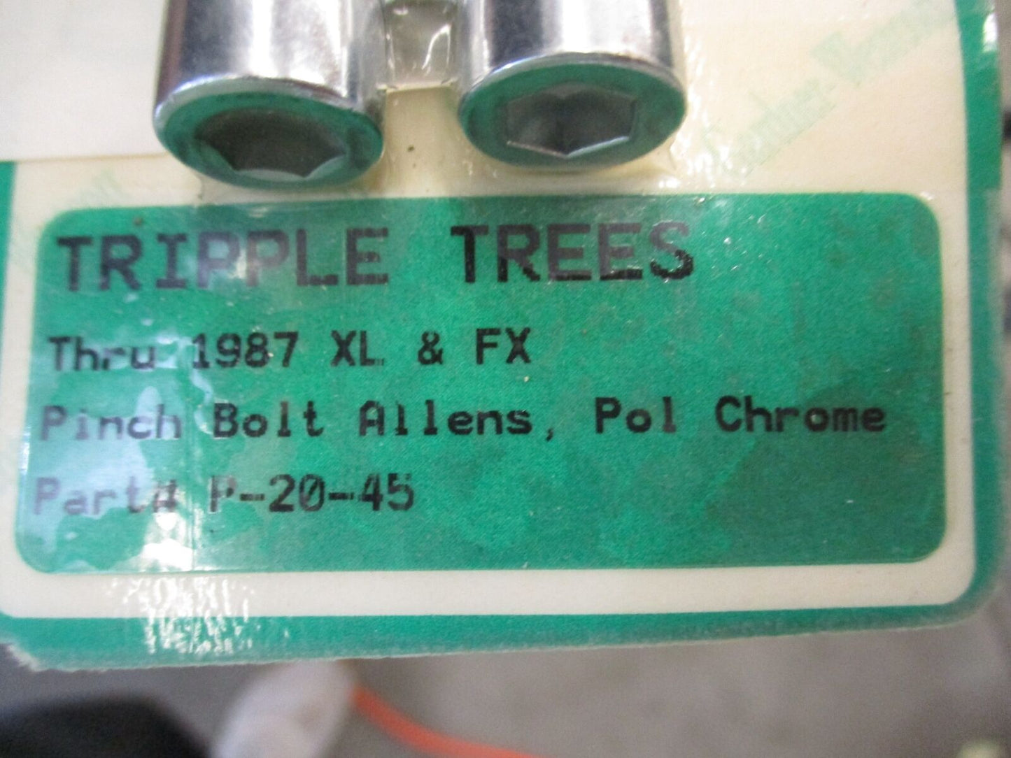Harley Davidson XL FX Gardner Wescott Triple Tree Pinch Bolts P-20-45