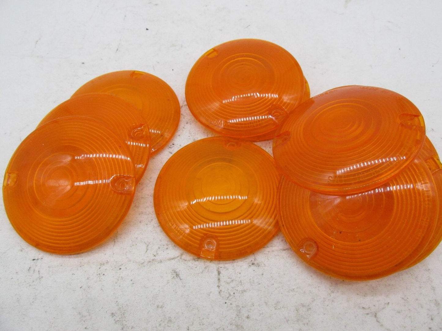 Lot of 12 Harley Davidson Genuine Touring Amber Turn Signal Lenses
