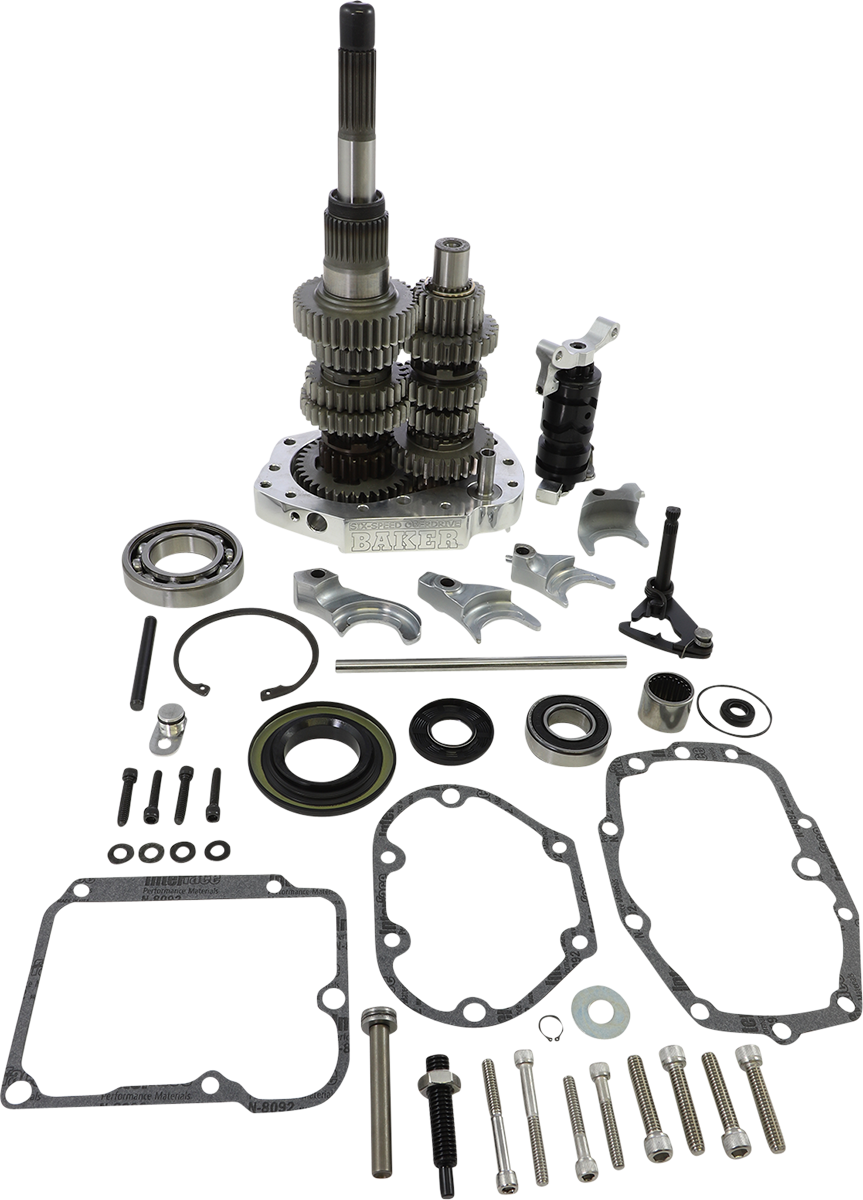 Baker OD6 Builders Kit Polished W/2.94:1 1ST Gear OD6-401P-02