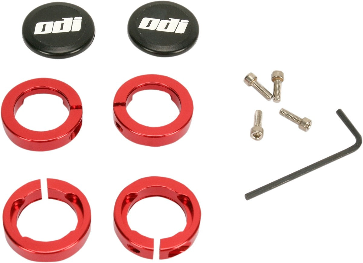 ODI Lock Jaw Clamp Red L70LJR