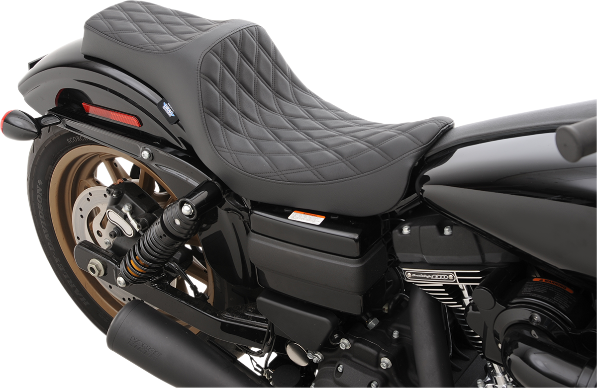 Drag Specialties Predator III Seat Double Diamond 0803-0602