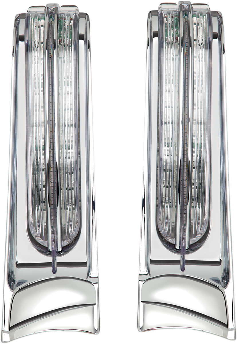 CIRO Saddlebag Accent Lights Chrome 40002