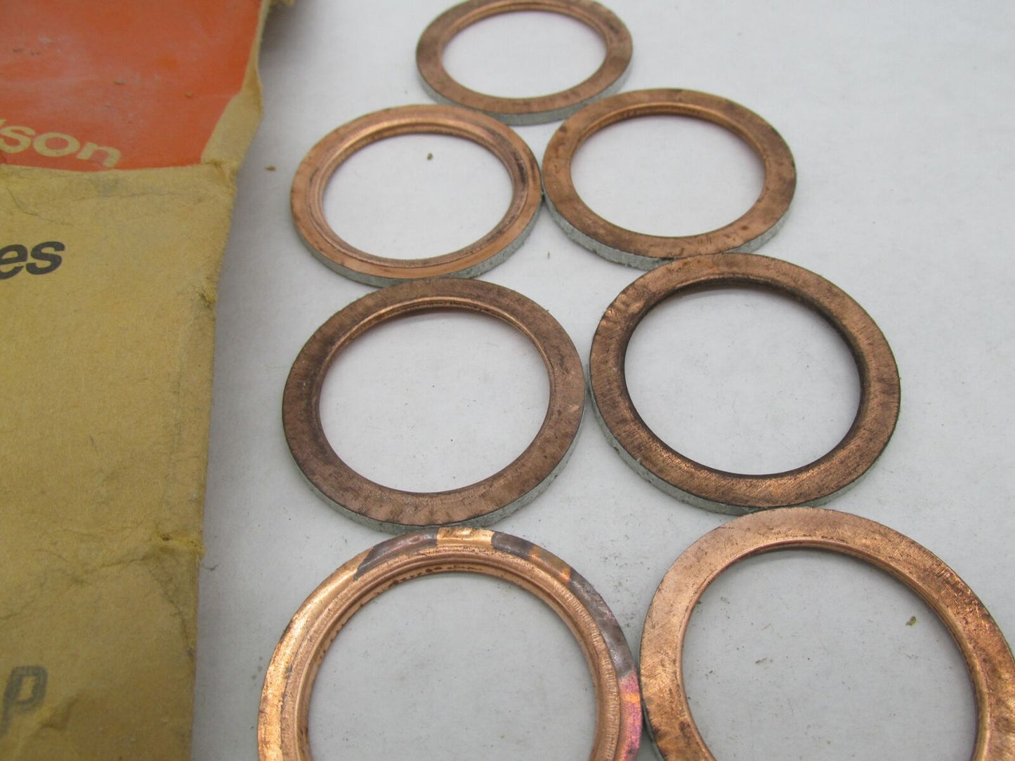 Lot of 7 Harley Davidson Genuine NOS Aermacchi Rapido Exhaust Gaskets 65833-68P