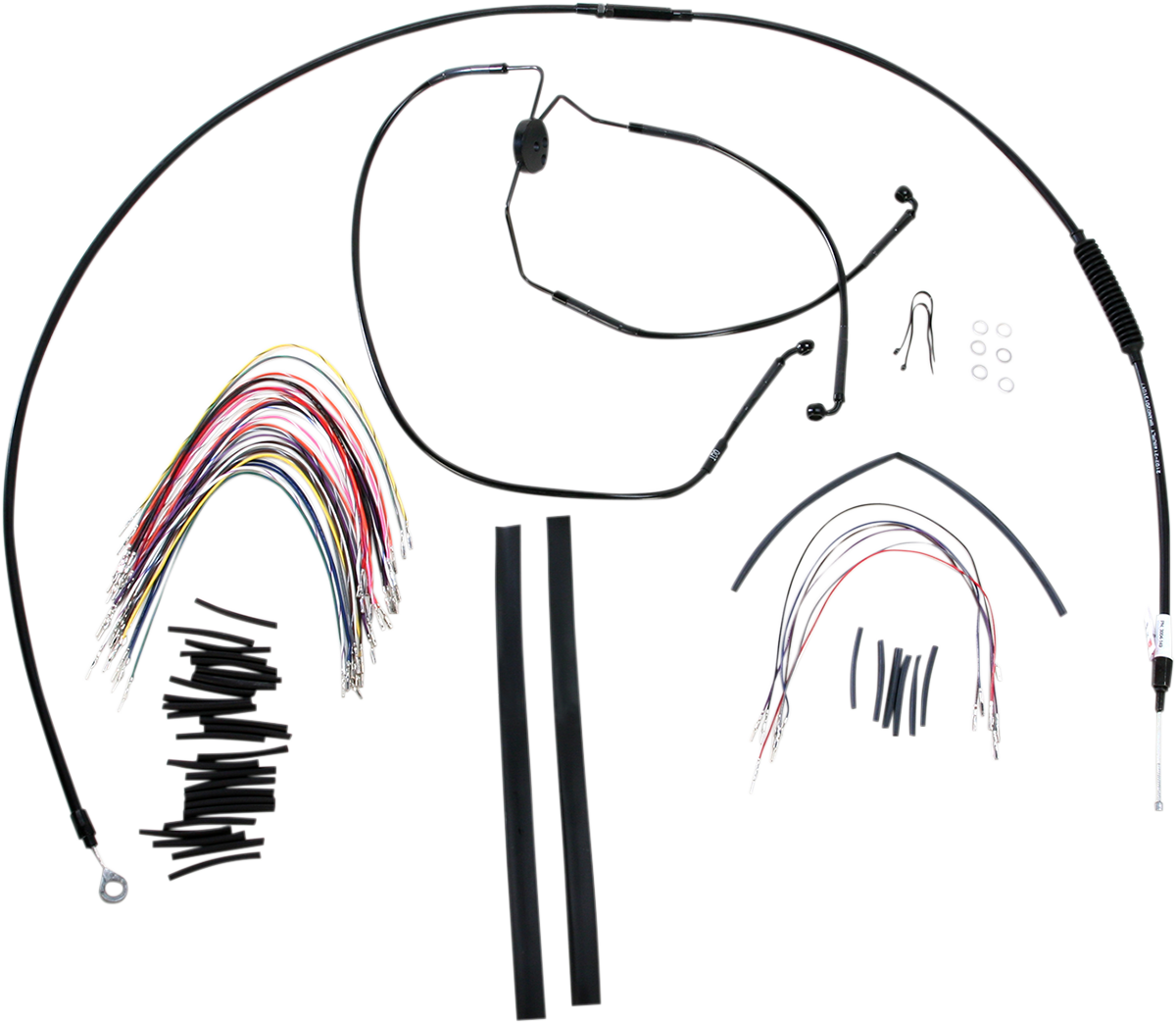 Burly Cable and Brake Line Kits 15in. Bagger Bars B30-1101