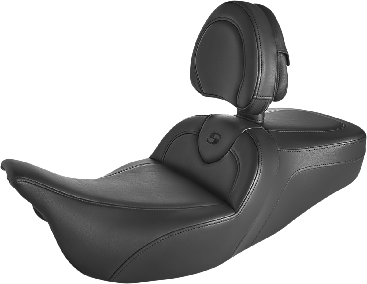 Saddlemen Roadsofa Standard Reach Seat Black/Black Stitching 808-07B-187BR