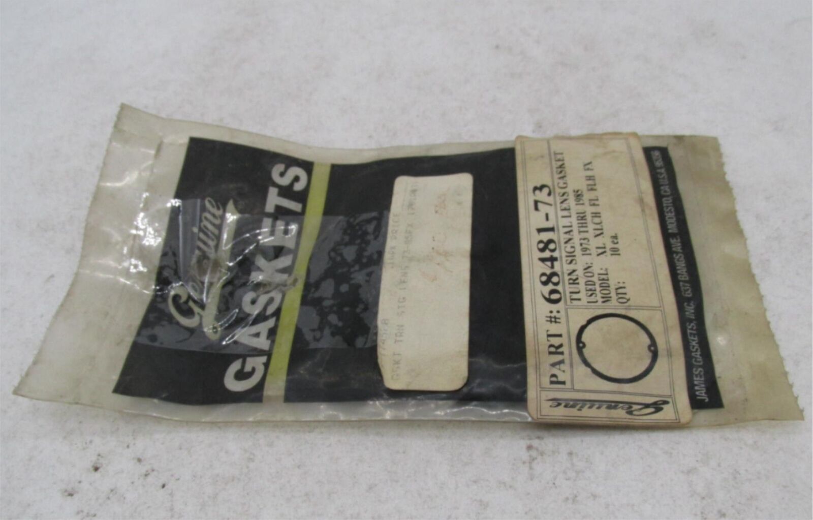 Lot of  3 Harley Davidson James Gaskets Turn Signal Lens Gaskets 68481-73