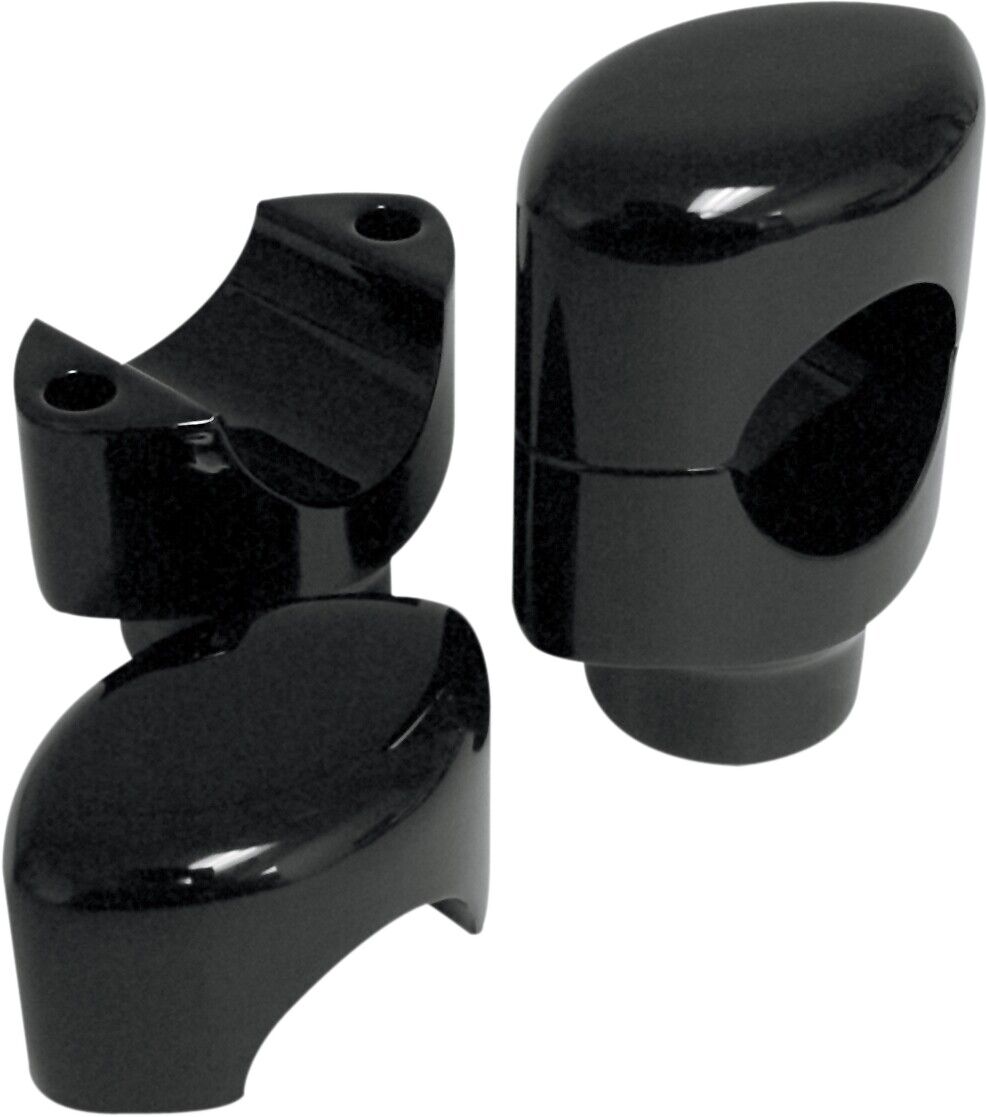 Drag Specialties 1 1/2in. Big Buffalo Riser Black 11/2in. Tall 0602-0466