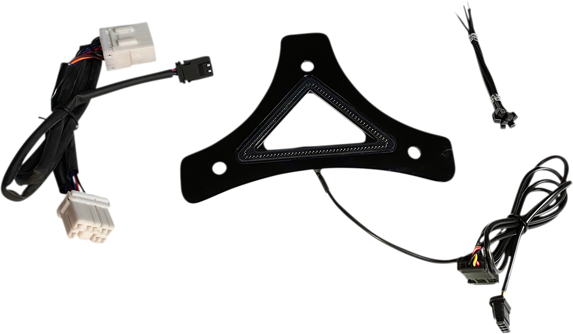 Custom Dynamics Dual Intensity Run & Brake LED Backrest Light Black CD-BR-HD-B