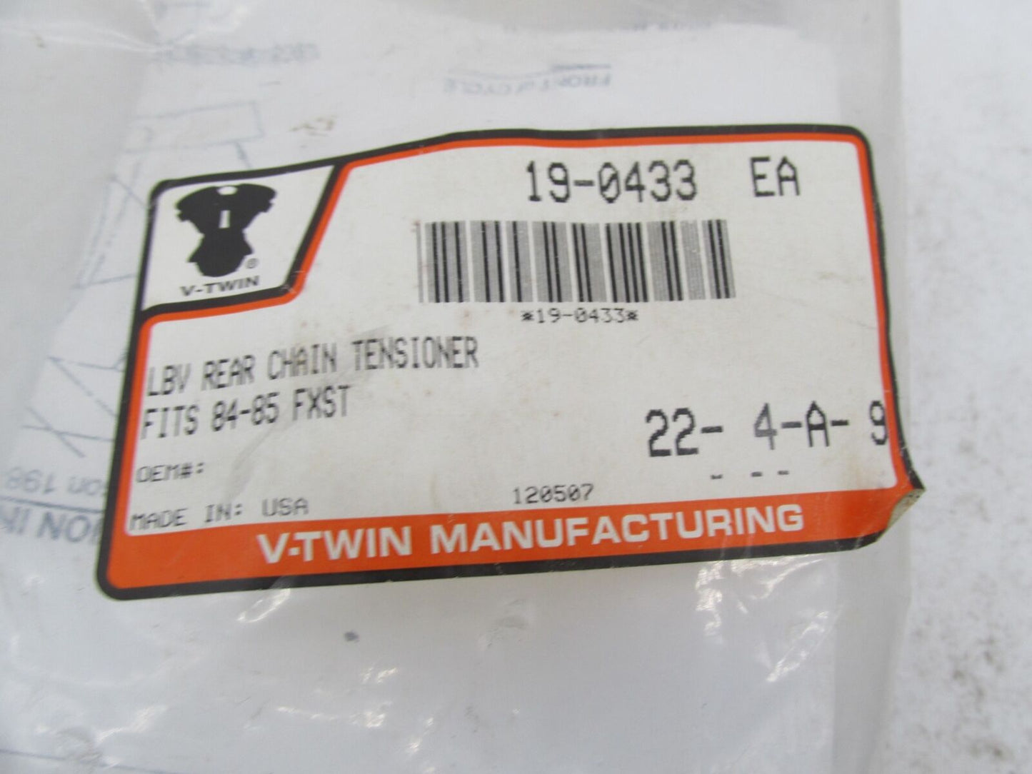 Harley Davidson V-Twin 84-85 FXST LBV Rear Chain Tensioner 19-0433