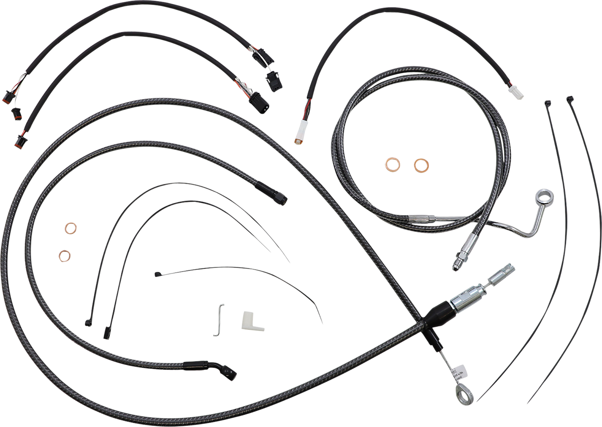 Magnum KARBONFIBR Designer Handlebar Installation Kit 7871174