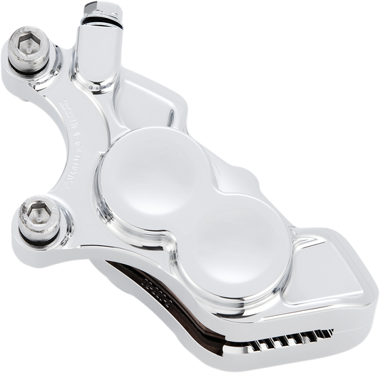 Arlen Ness Tech Brake Calipers 4 Piston Chrome Front Right 02-222