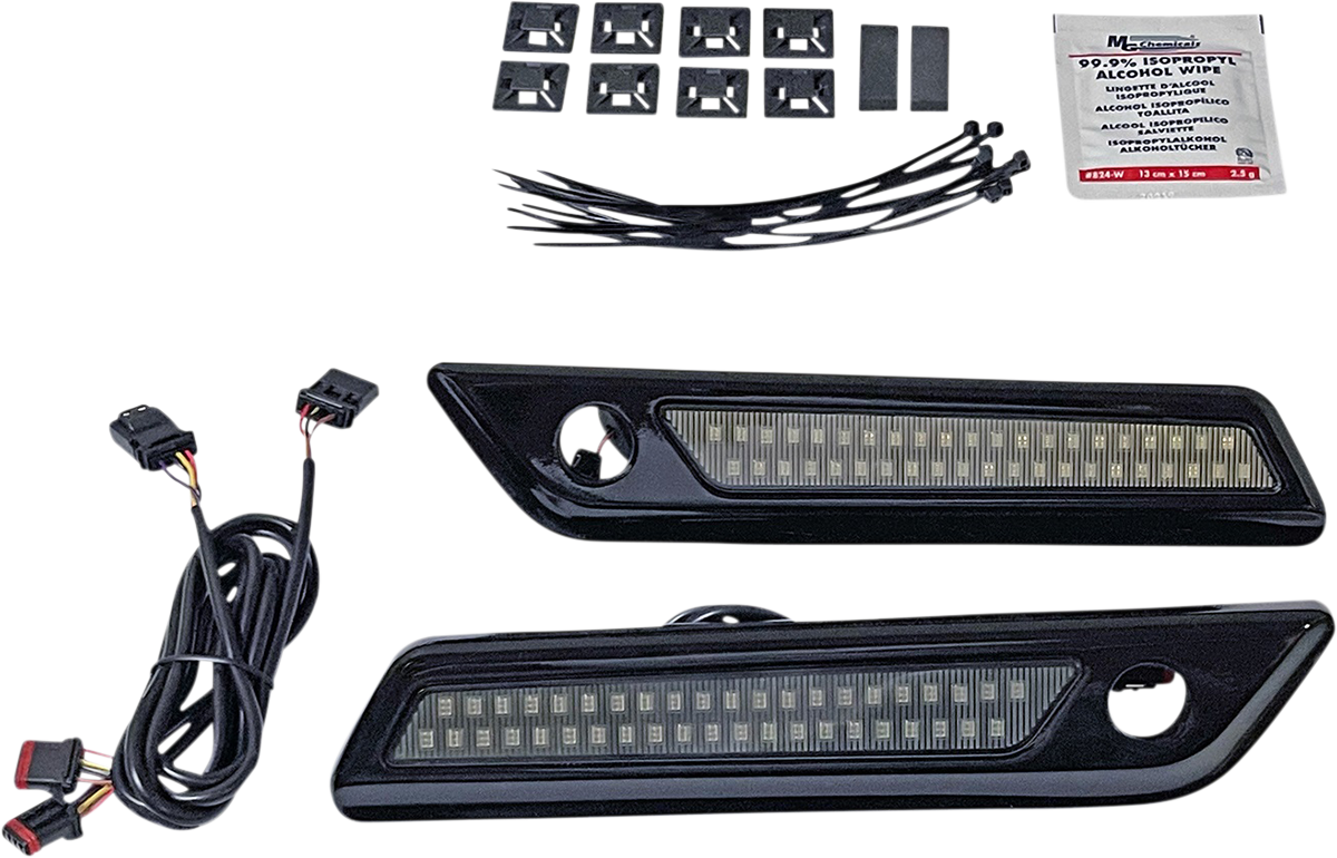 Custom Dynamics Saddlebag Hinge Dual Color Accent Lights CD-SBL-DC-SB