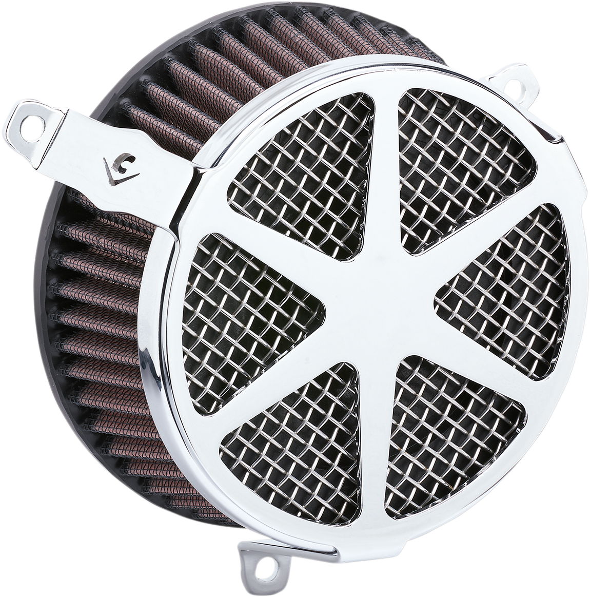 Cobra Naked Air Cleaner Intake Chrome Spoke 606-0104-04-SB