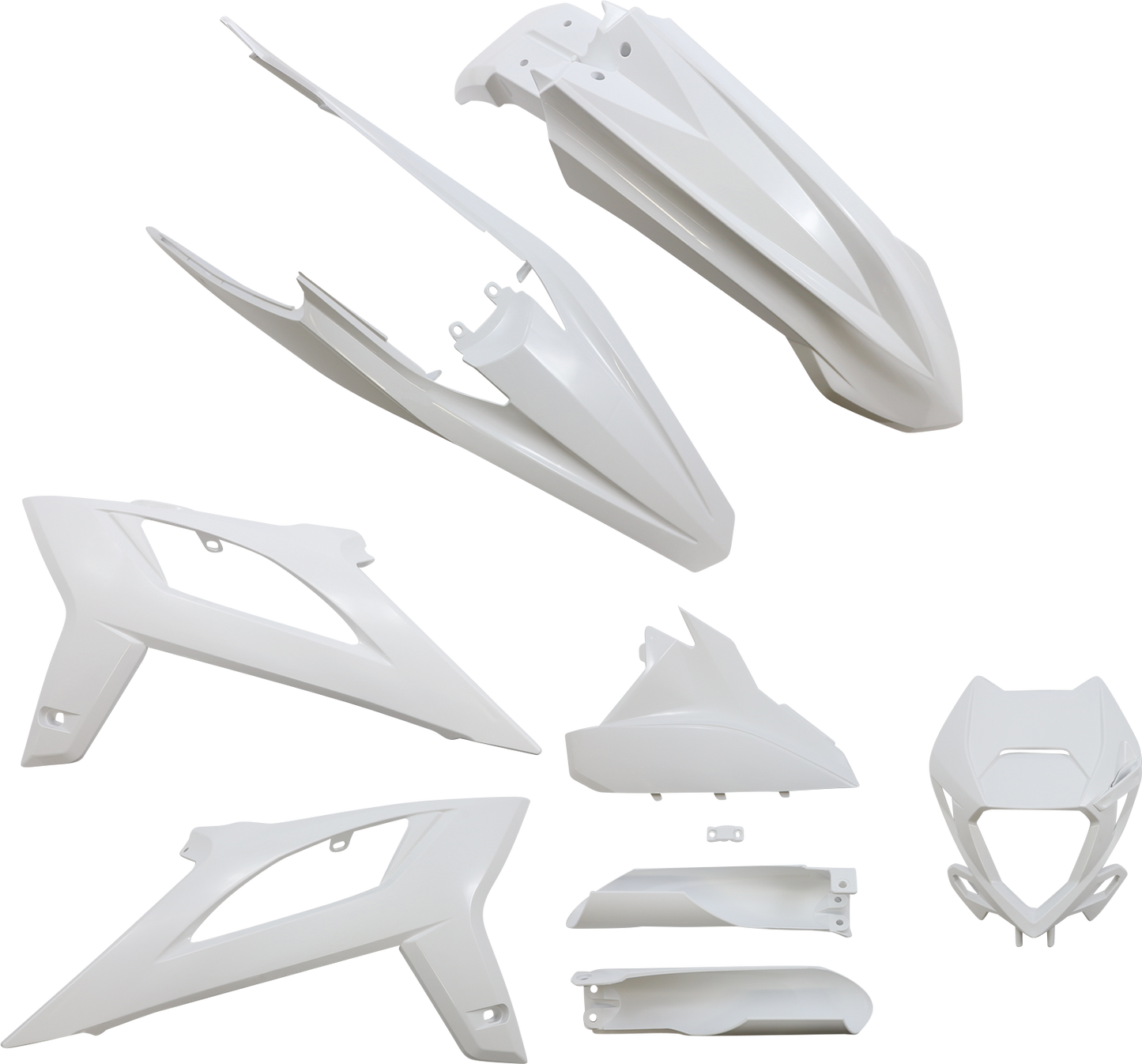 Acerbis Full Body Replacement Plastic Kit White 2936266812