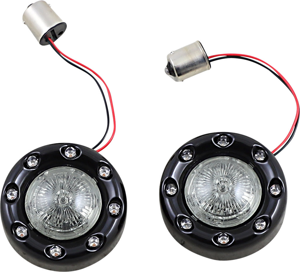 Custom Dynamics ProBEAM Bullet Ringz 1156 Rear Turn Signals PB-BR-RR 56-BS