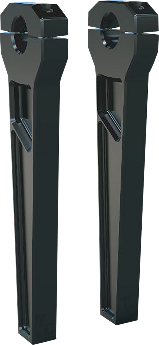 Todd's Cycle 1" Clamping Riser 10" Rise Black TD-R11-10B