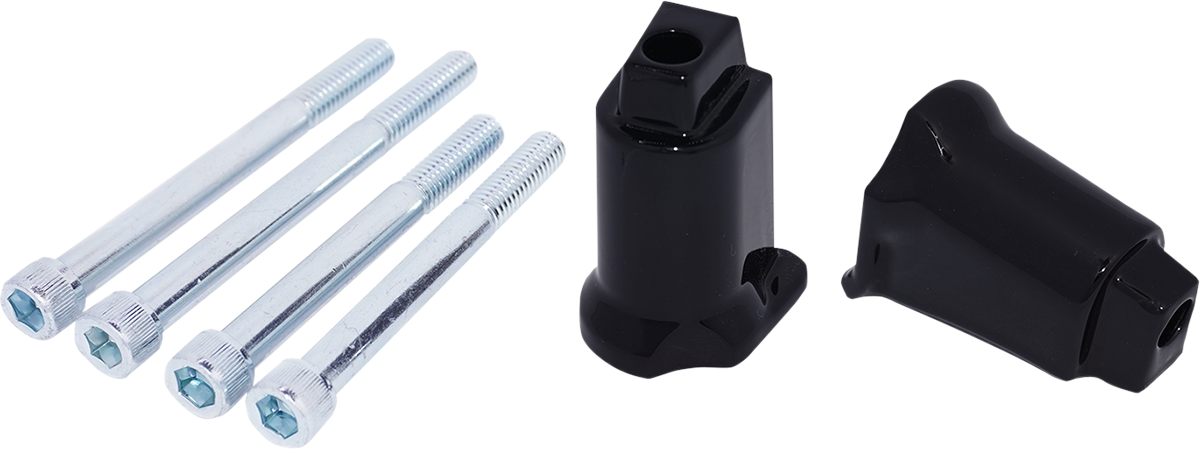 Drag Specialties Passenger Floorboard Mount Gloss Black 1621-1007