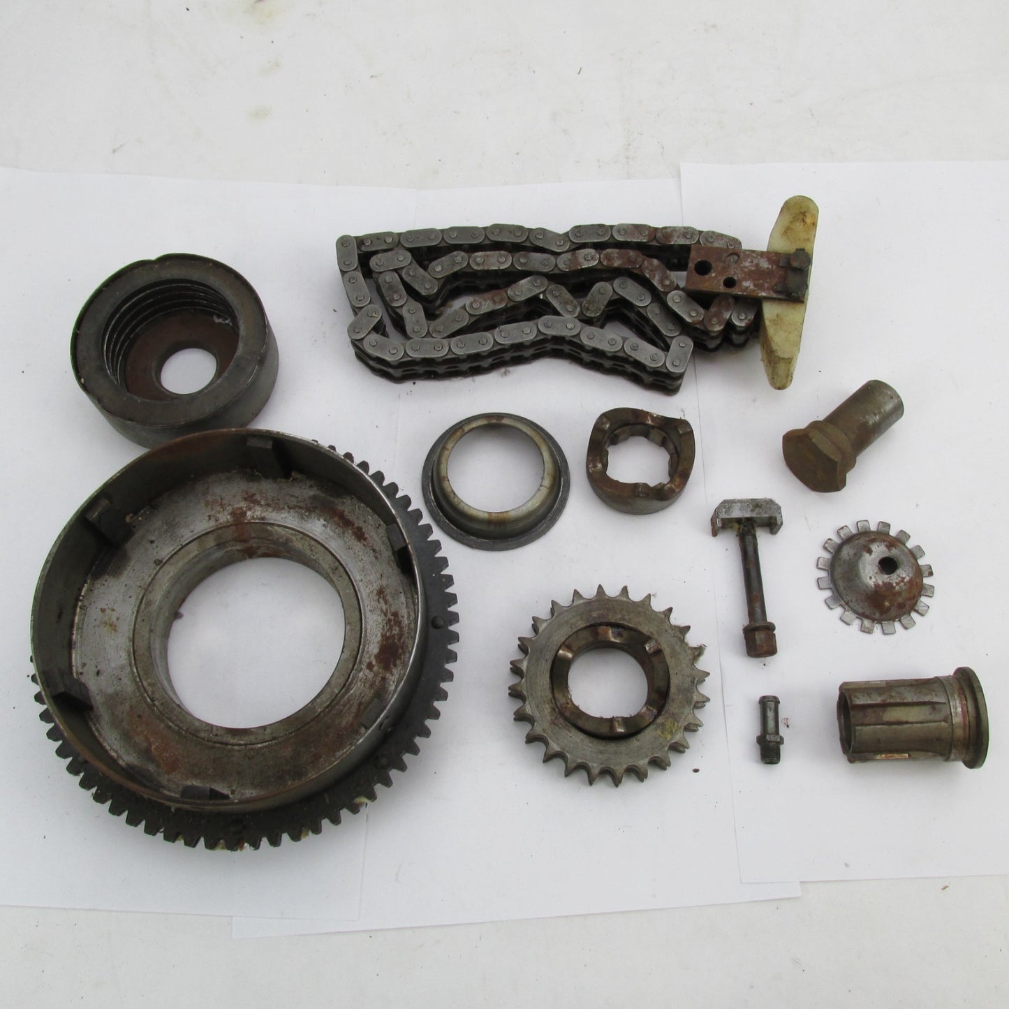 Complete Harley-Davidson Shovelhead Clutch Basket Drive Chain Assembly