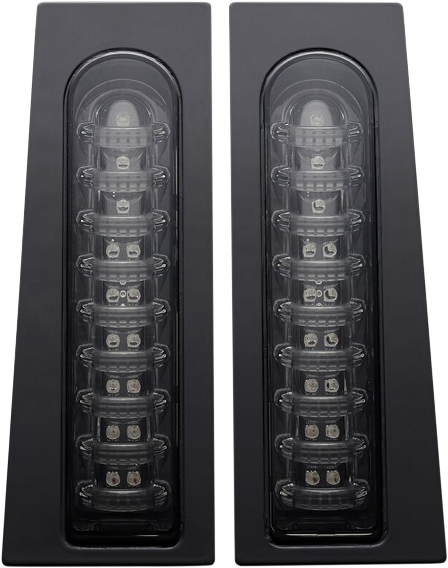 Custom Dynamics ProBEAM Fillerz Saddlebag Lights Gloss Black/Smoke PB-FILL-S-B