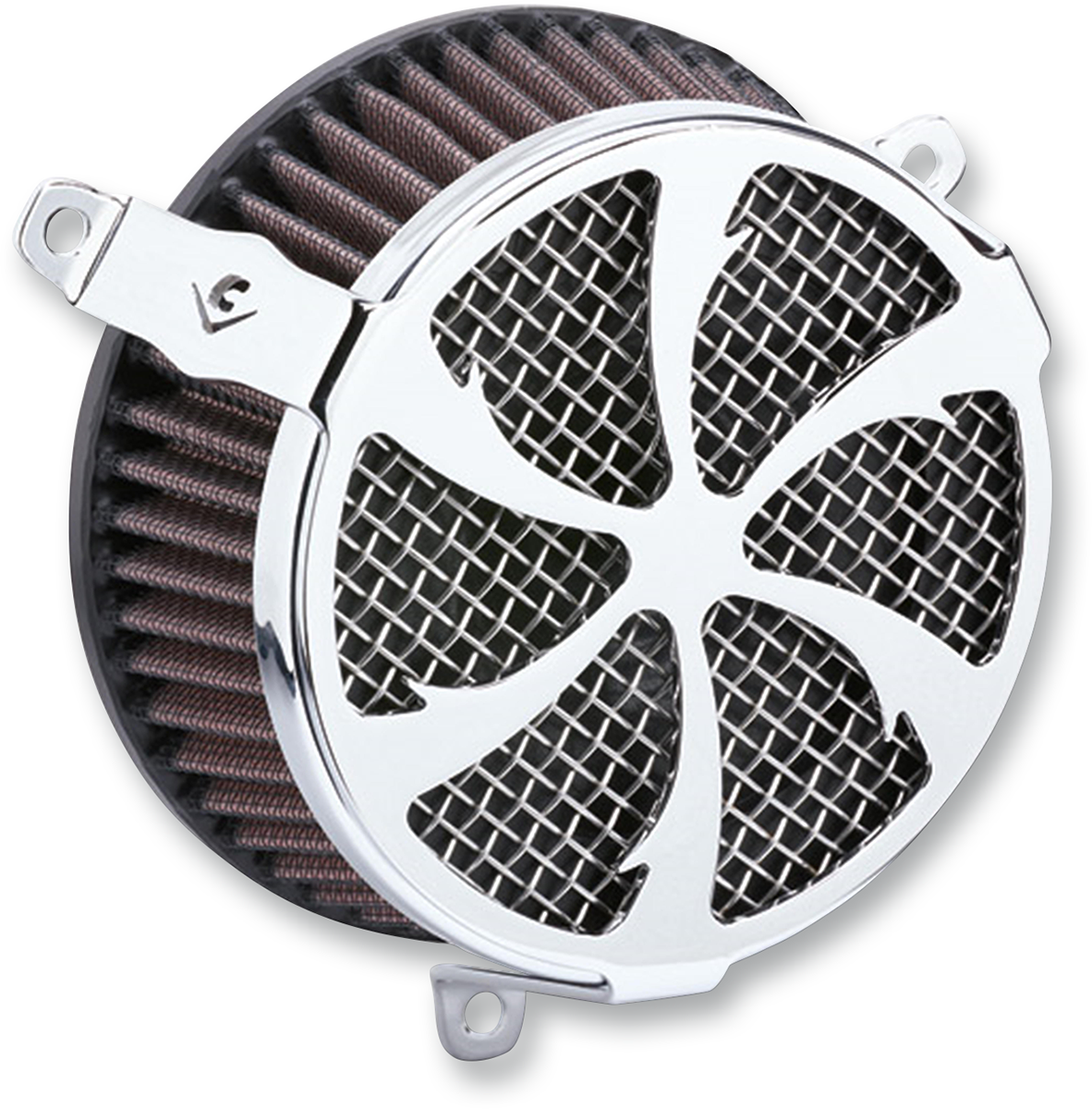 Cobra Air Cleaner Kit Chrome Swept 606-0101-01-SB