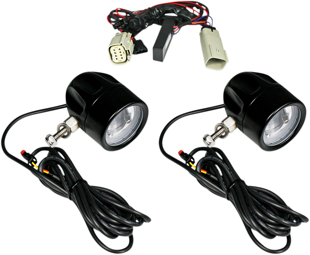 Custom Dynamics Probeam LED Halo Fog Lights Black PB-FOG-TKE-B