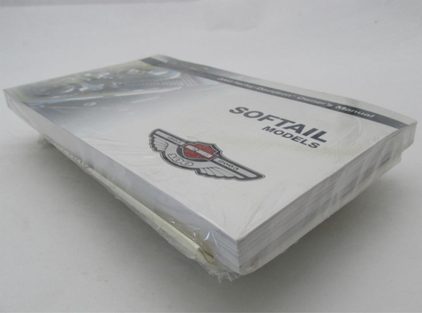 Harley Factory 2003 100th Anniversary Softail Owner's Manual 99588-03D 99469-03