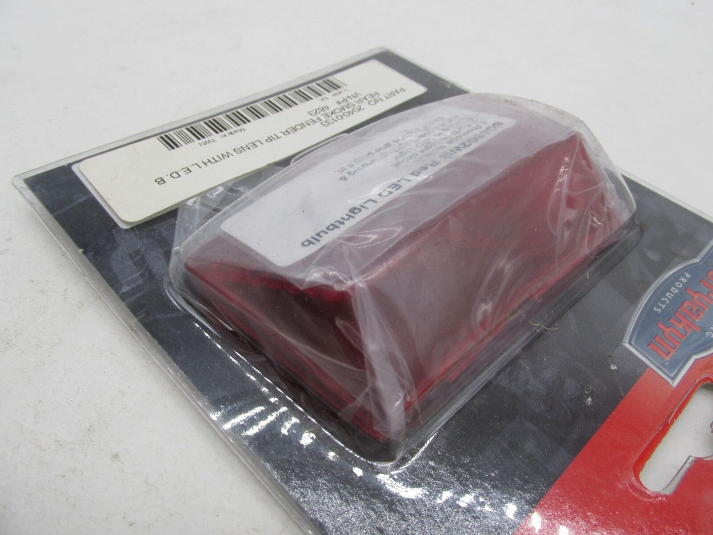 Harley Davidson Genuine Red Rear Fender Tip Market Light Lens