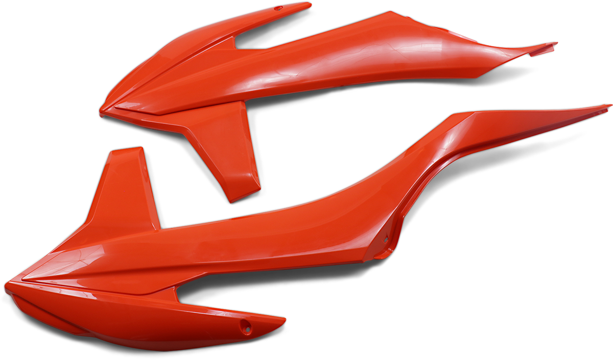 Cycra Powerflow Intake Radiator Shrouds Orange 1CYC-1905-42