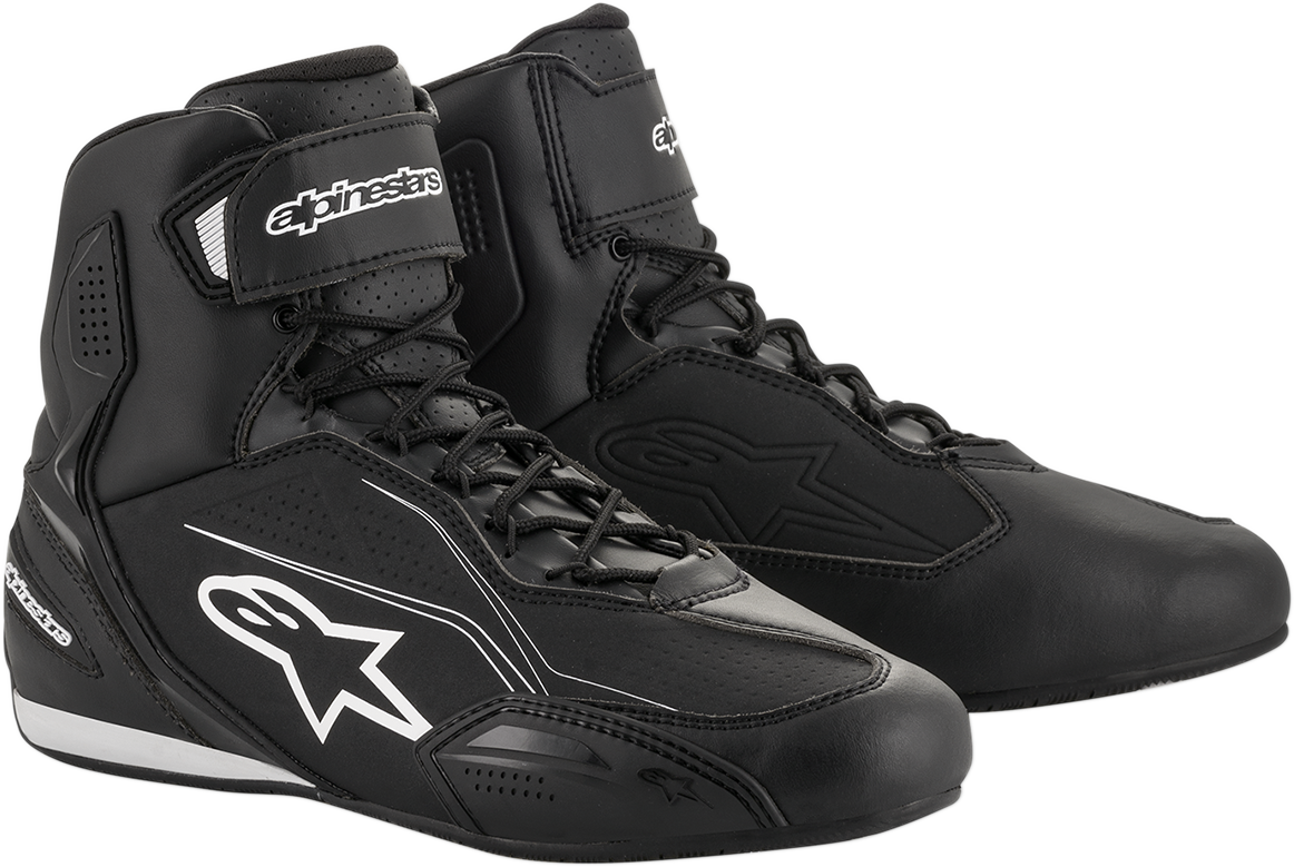 Alpinestars Faster 3 Riding Shoes Black White 8 2510219-10-8