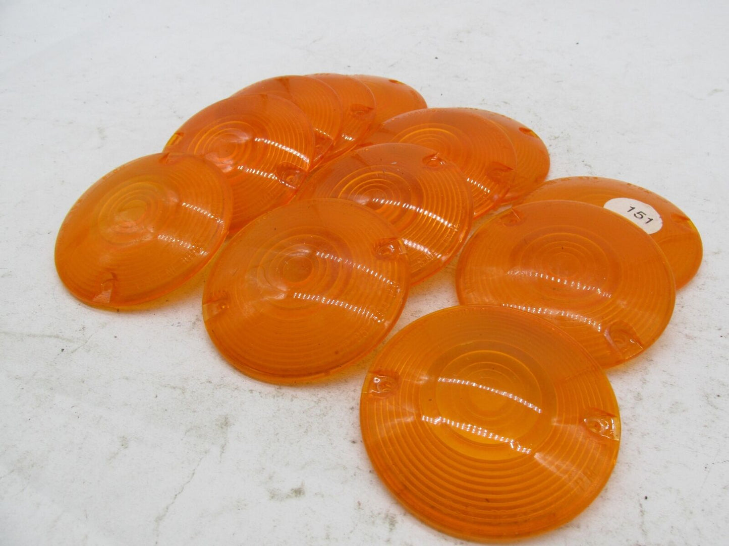 Lot of 12 Harley Davidson Genuine Touring Amber Turn Signal Lenses