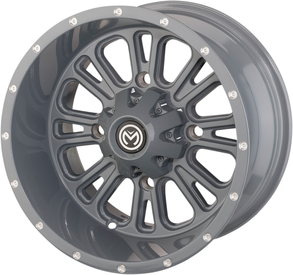 Moose Racing 399X Wheels Gray 14X8 - 4/110 0230-1124