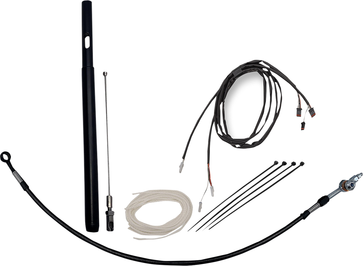 Fat Baggers, Inc. EZ Install Handlebar Kit +8" Black 109016B