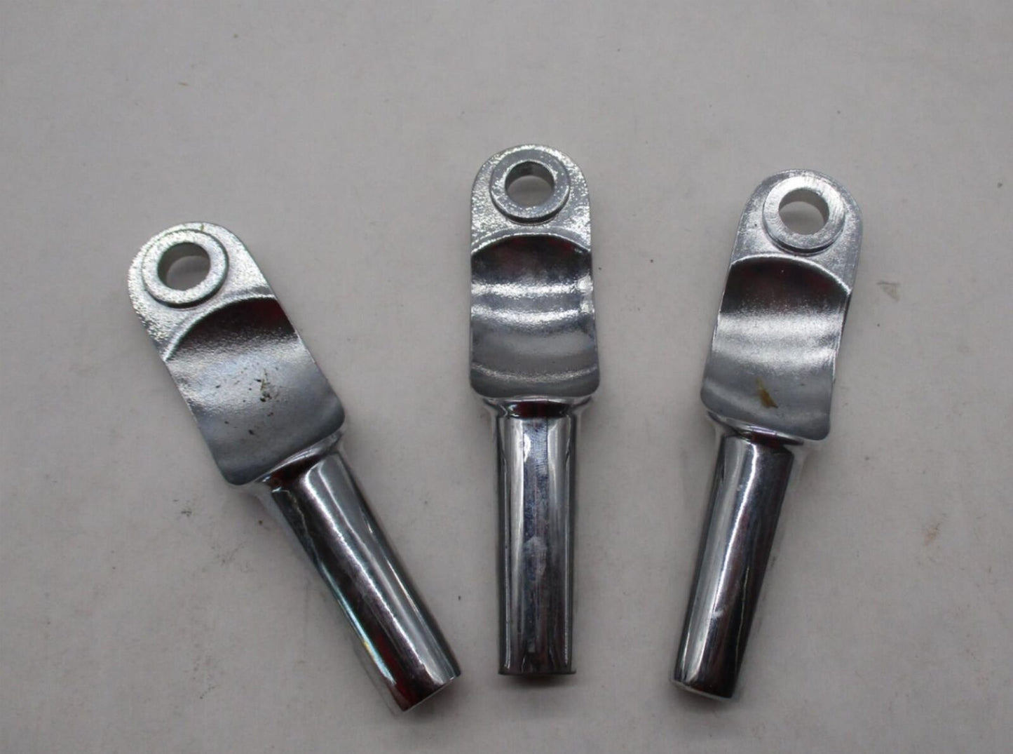 Lot of 3 Harley Davidson Turn Signal Relocation Chrome Brackets