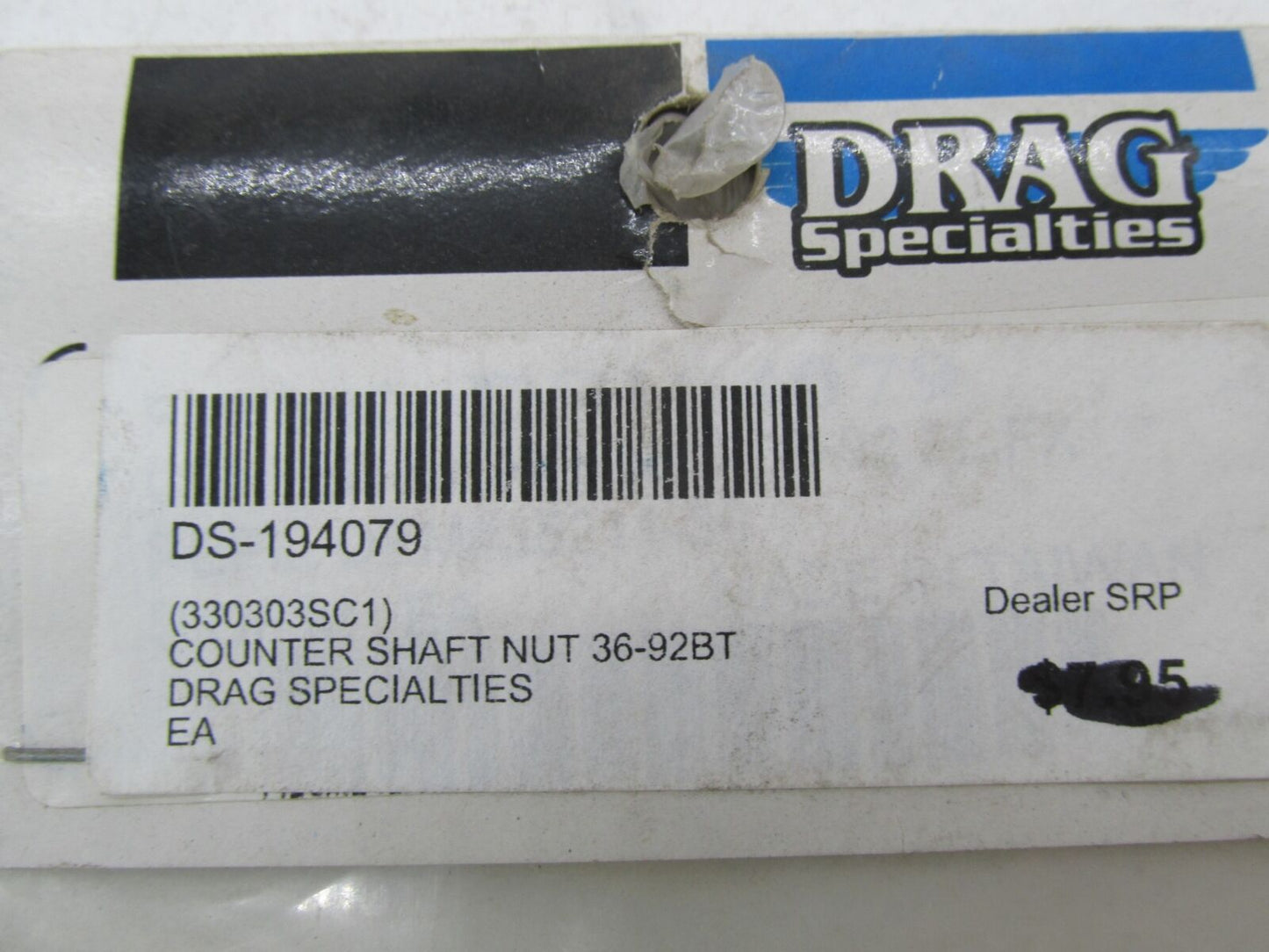 Harley Davidson 36-92 Big Twin Mainshaft Sprocket Counter Shaft Nut DS-194079