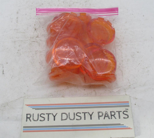 Lot of 16 Harley Davidson Genuine Sporster Dyna Bullet Amber Turn Signal Lenses