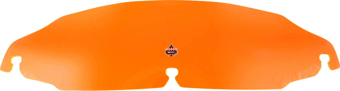 Klock Werks Ice Kolor Flare Windshield Orange Ice 3 1/2" KWW-01-0653