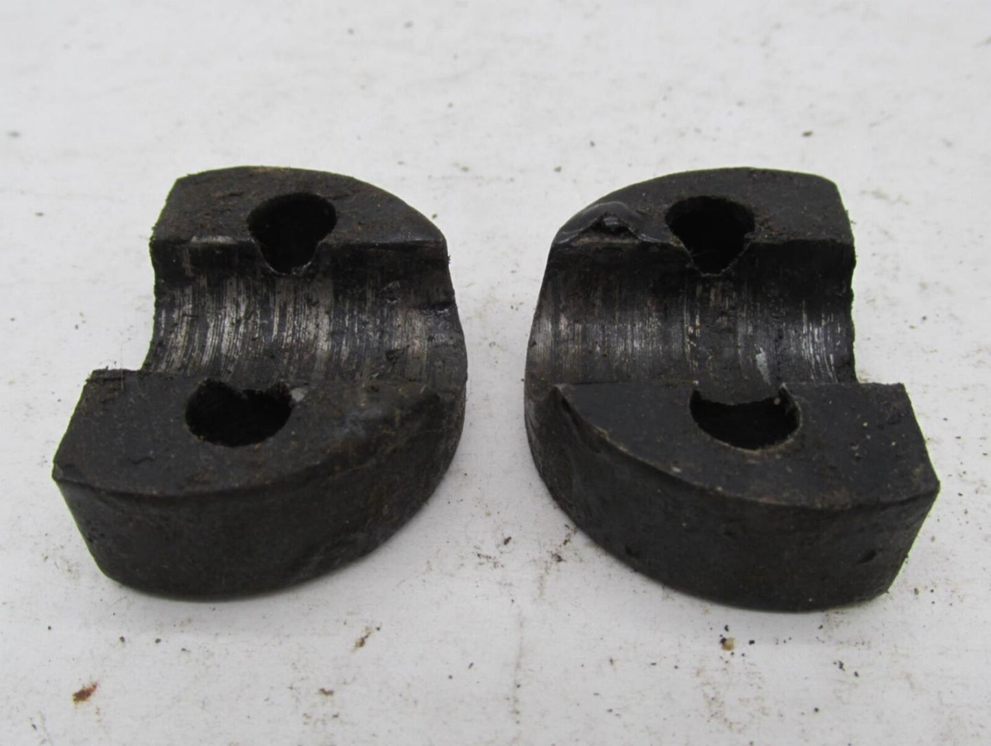 Pair of Vintage Triumph 97-1844 Fork Axle Clamps TR6 T120 650 1965-70