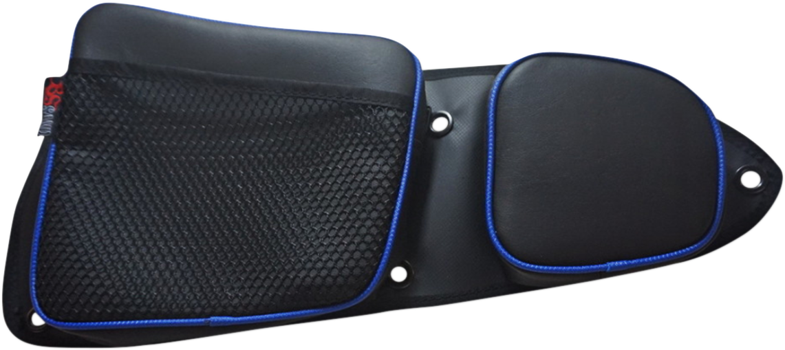 BS SANDS Door Bags Black Blue Front RZRDBFTBU