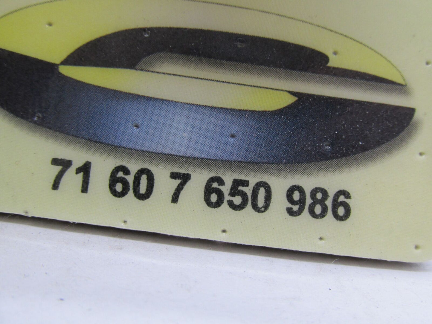 Set of 2 BMW Chrome Saddle Bag Holder Covering Caps 71-60-7-650-986