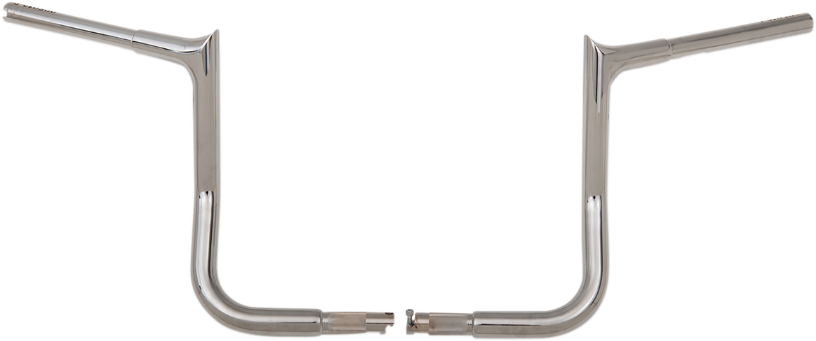 Fat Baggers, Inc. 1 1/4" EZ Install Pointed Top Handlebars 12" Chrome 905012