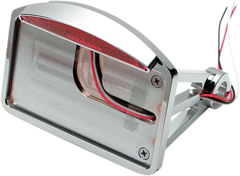 Drag Specialties Axle Mount Taillight Half-Moon - Flat Horizontal 0906-6042