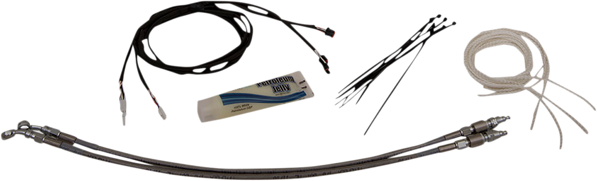Fat Baggers, Inc. EZ Install Handlebar Kit 14"-16" Braided 109214