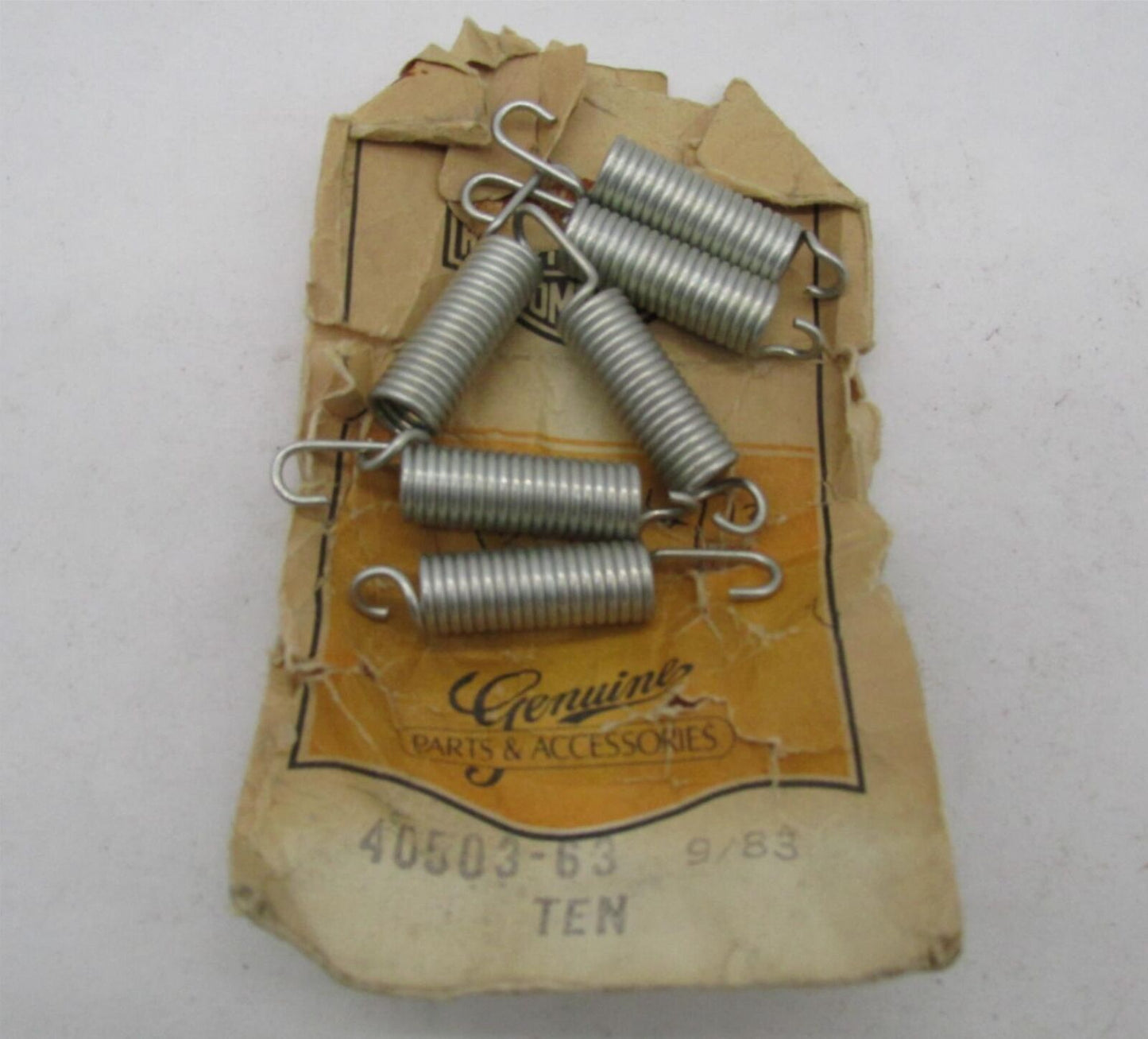 Lot of 6 Harley Davidson Genuine NOS Taillight Tail Lamp Switch Springs 40503-63