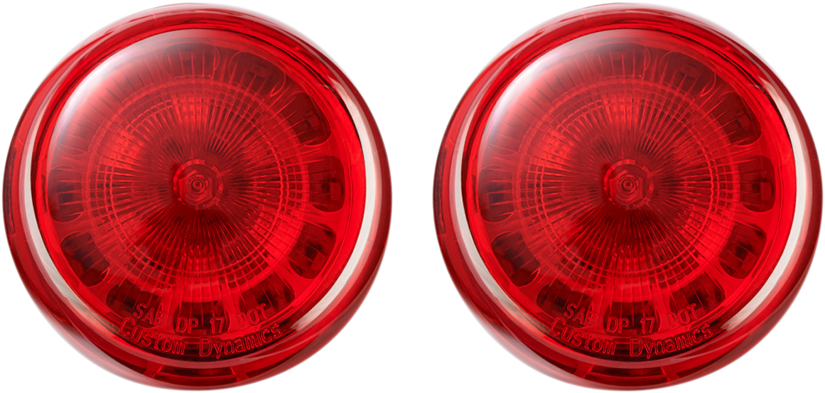 Custom Dynamics Probeam LED Turn Signal Insert Kit Red PB-R-1157