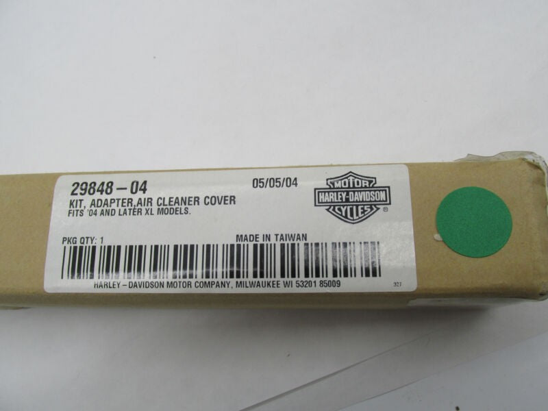 Harley Davidson Genuine NOS Air Cleaner Adapter Cover Kit 29848-04