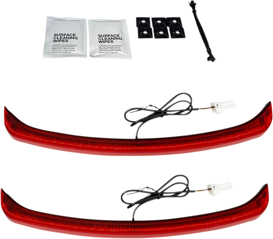 Custom Dynamics Low Profile LED Fender Lights For TriGlide CD-TGFENDER-R