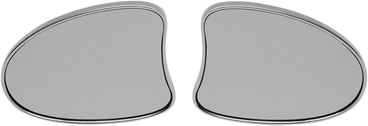Drag Specialties Deluxe Fairing Mount Mirrors Chrome 0640-1096