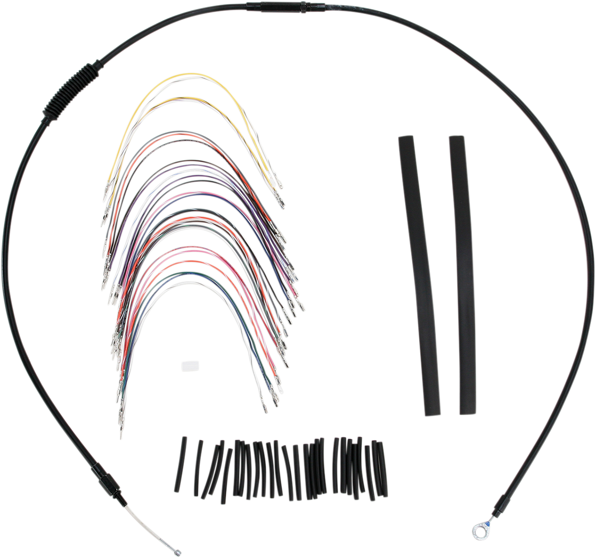 Burly Cable and Brake Line Kits 13in. Bagger Bars (ABS) B30-1048