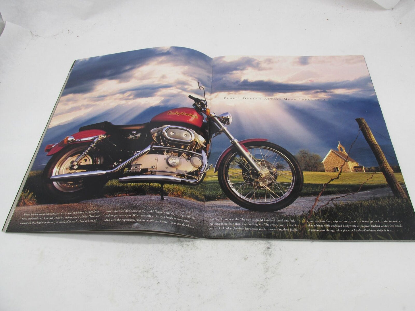 Harley-Davidson 1999 Motorcycle Line Up Sales Catalog Brochure Booklet