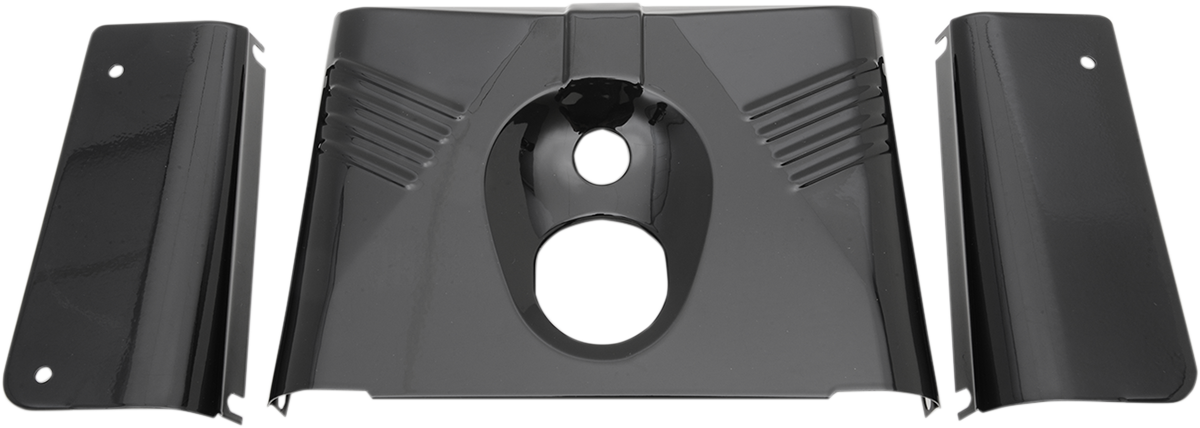Drag Specialties Black Fork Tins 3pc 0411-0143